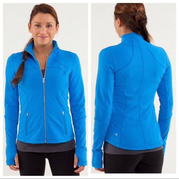 lululemon athletica Jackets & Blazers - LULULEMON Forme Define Jacket Soft Brush Blue